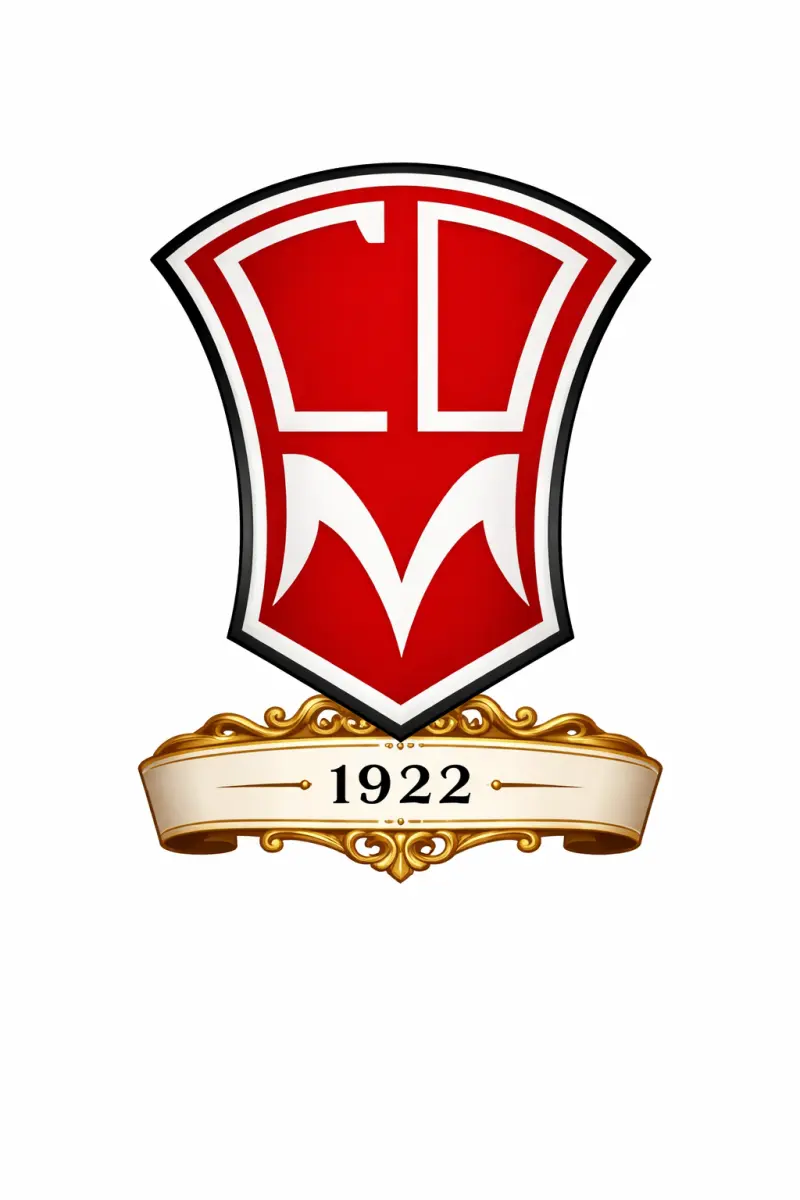 Primer escudo del Club deportivo Mensajero